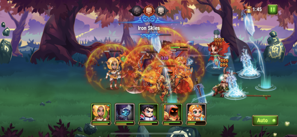 ヒーローウォーズ、バトル