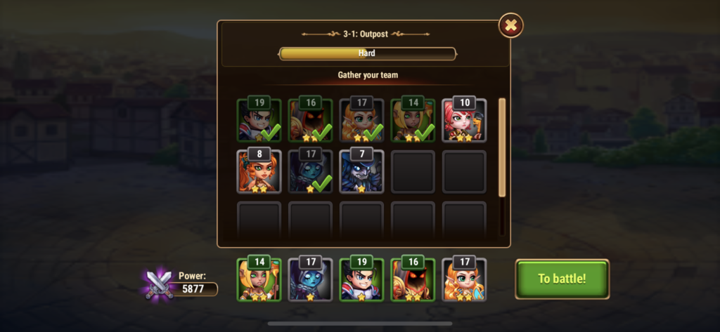 パーティー編成