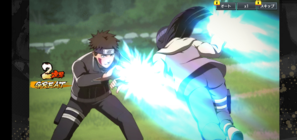 忍者トライプス、バトル風景