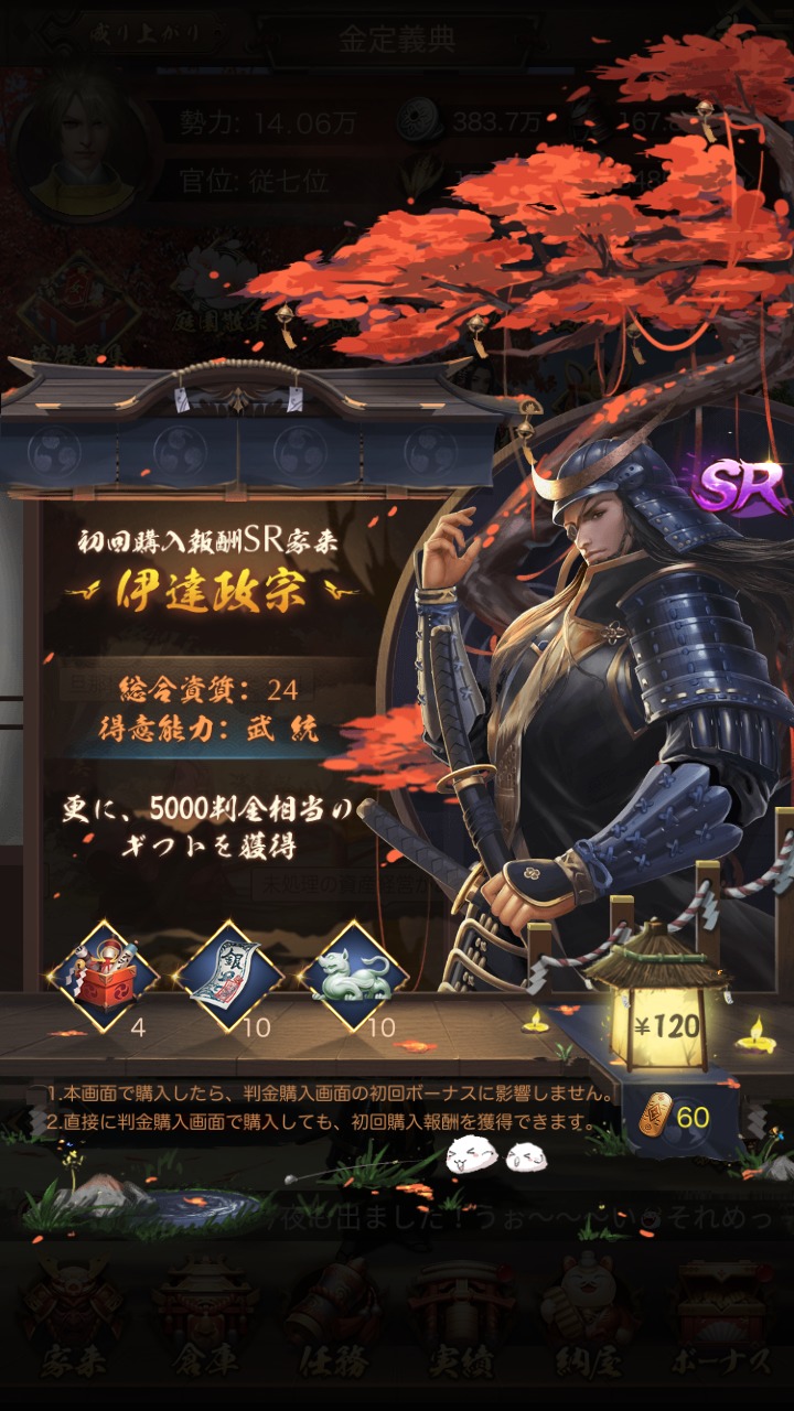 ナリセン 家来・伊達政宗