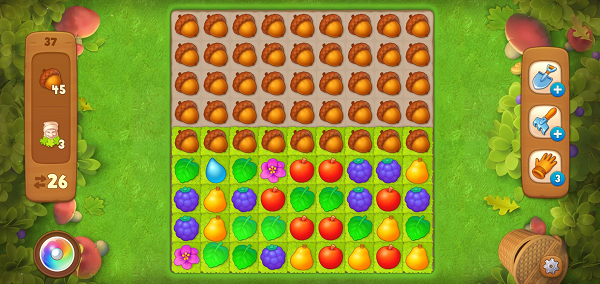 ガーデンスケイプのゲーム画面1