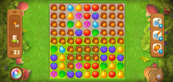 ガーデンスケイプのゲーム画面2