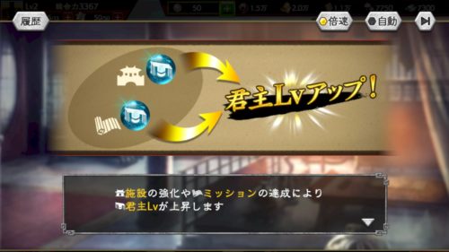 三國志覇道・君主レベル