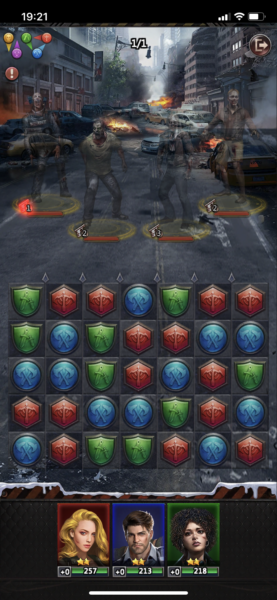 パズル&サバイバル ゲーム画面