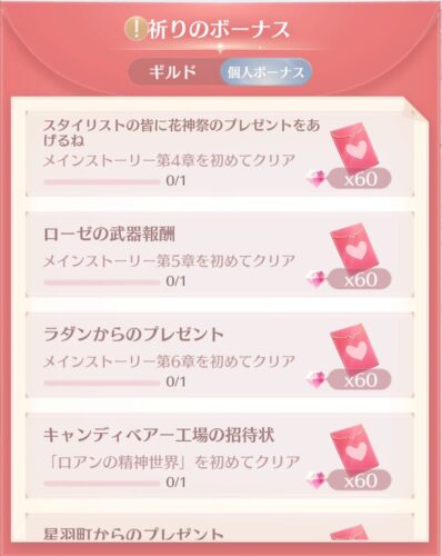 シャイニングニキの祈りのボーナス