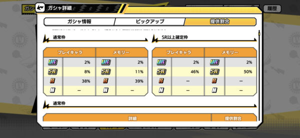 ヒロトラ ガチャ確率