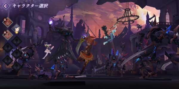 乱闘少女 ガールズクラッシュのヒロイン選択