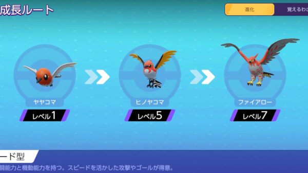ポケモンユナイト 2段進化