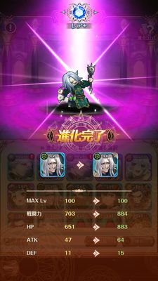 パニリヤザリバイバル・強化完了画面