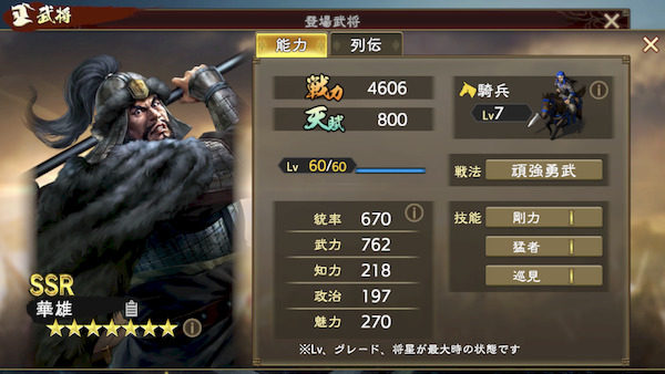 三国志　覇道の編成・陣形・呂布