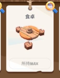 ねこ島物語の食卓