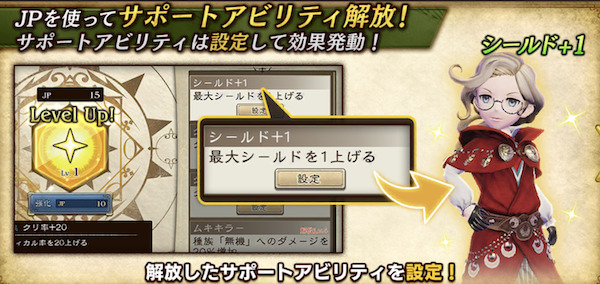 BDBL強化育成「キャラサポートアビリティ1」