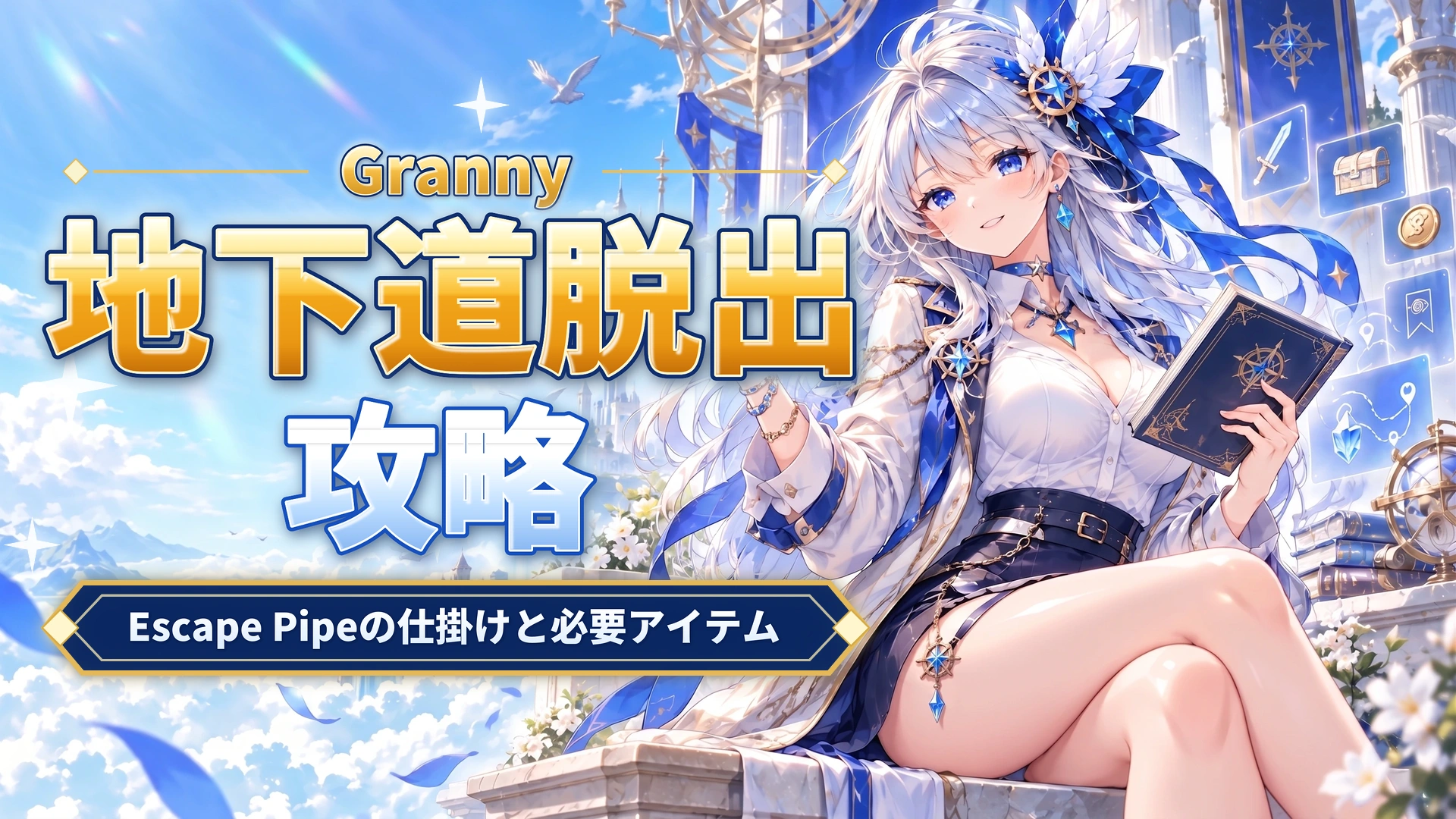 Grannyの地下道脱出攻略｜Escape Pipeの仕掛けと必要アイテム