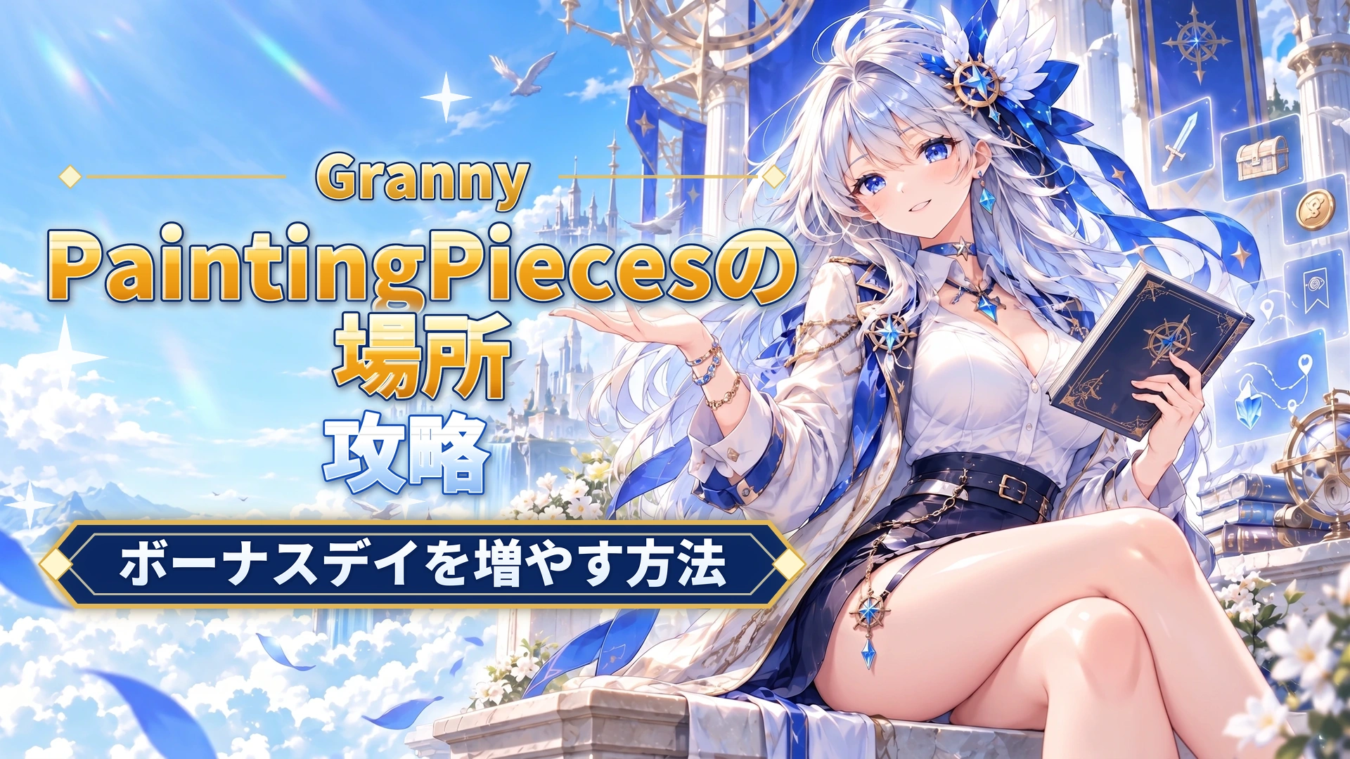 GrannyのPainting Piecesの場所｜ボーナスデイを増やす方法