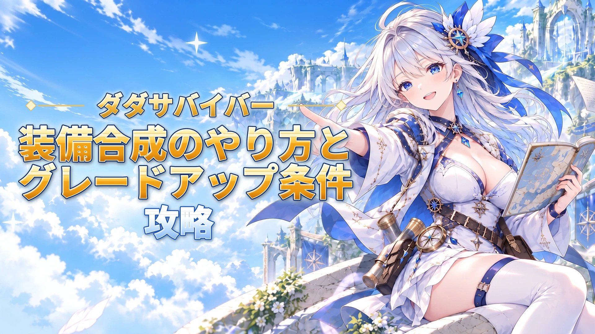 ダダサバイバーの装備合成のやり方とグレードアップ条件