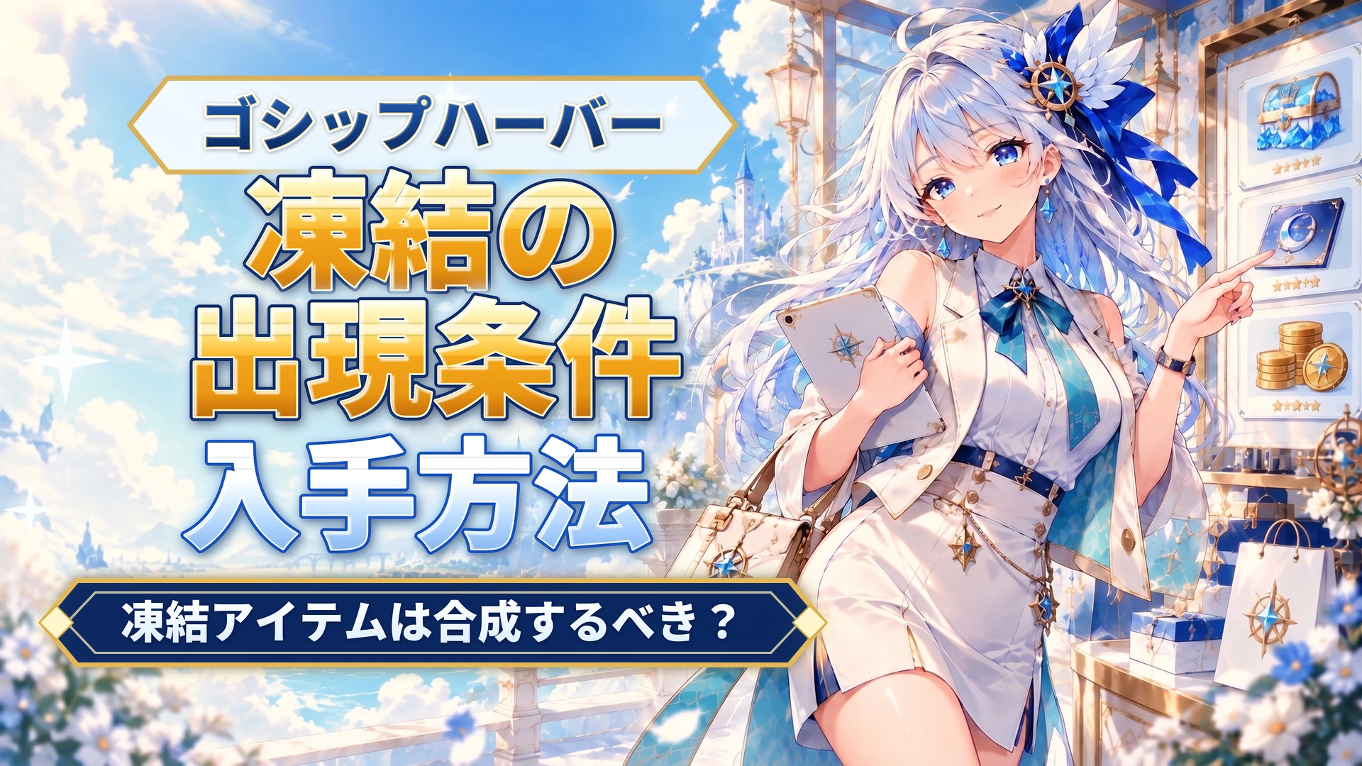 ゴシップハーバーの凍結の出現条件｜凍結アイテムは合成するべき？