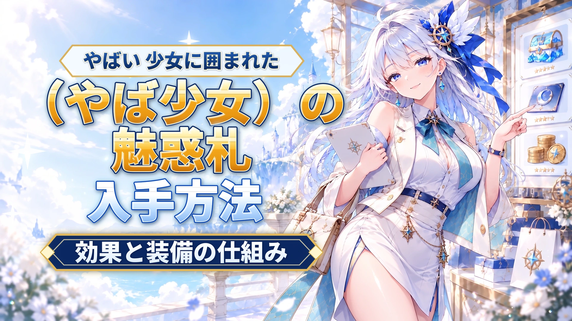 やばい 少女に囲まれた（やば少女）の魅惑札の入手方法｜効果と装備の仕組み