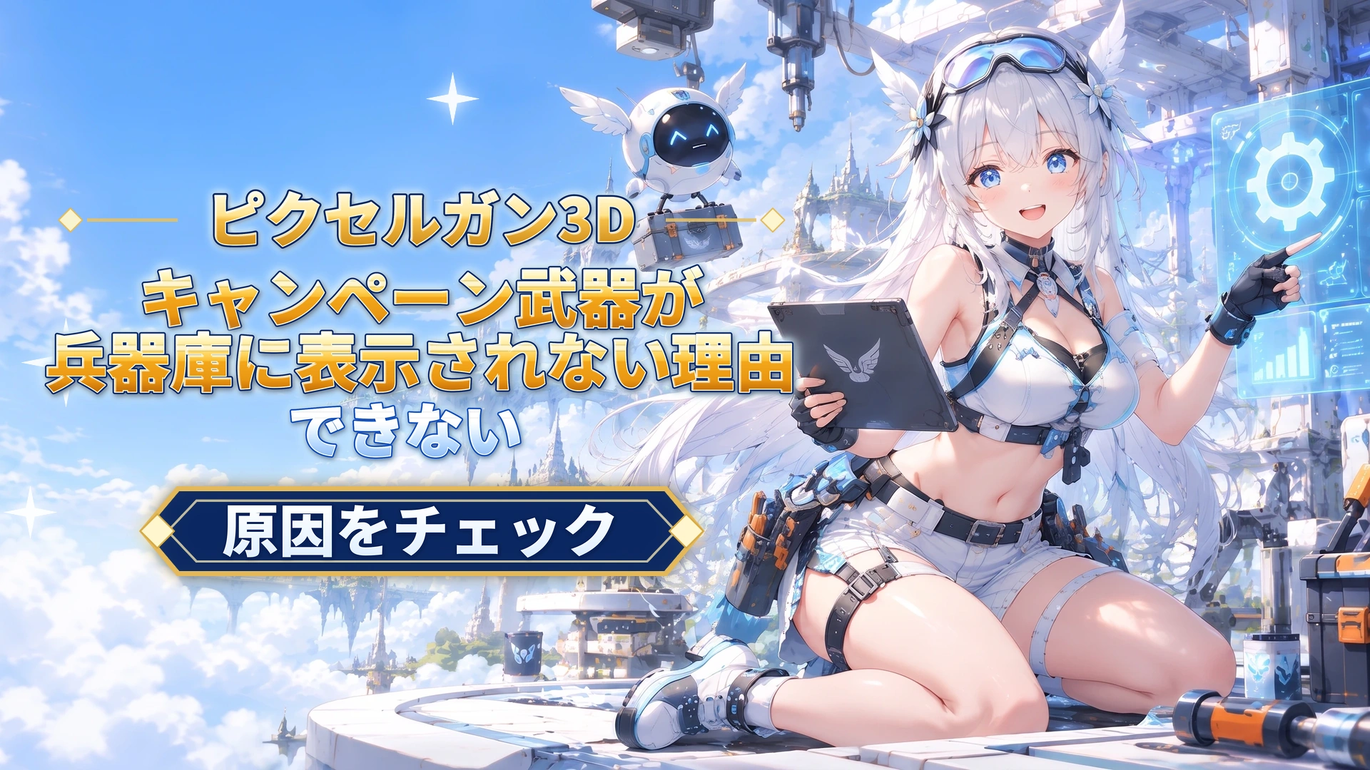 ピクセルガン3Dのキャンペーン武器が兵器庫に表示されない理由