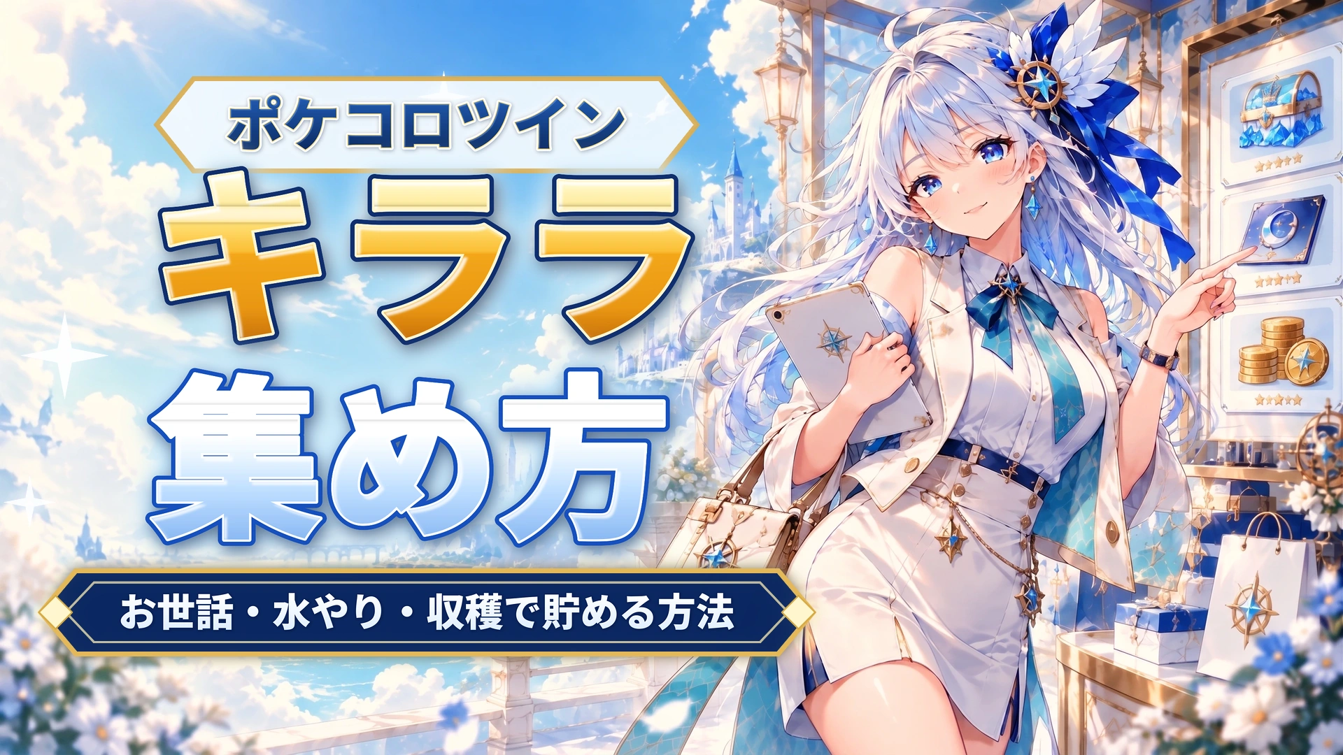 ポケコロツインのキララの集め方｜お世話・水やり・収穫で貯める方法