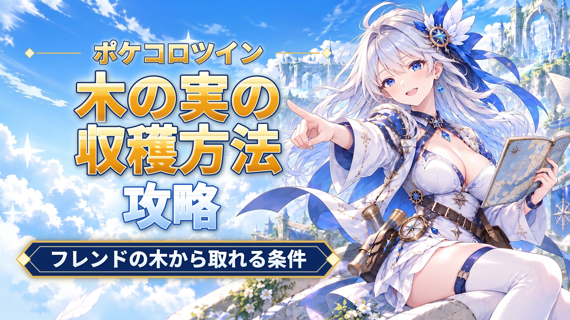 ポケコロツインの木の実の収穫方法｜フレンドの木から取れる条件