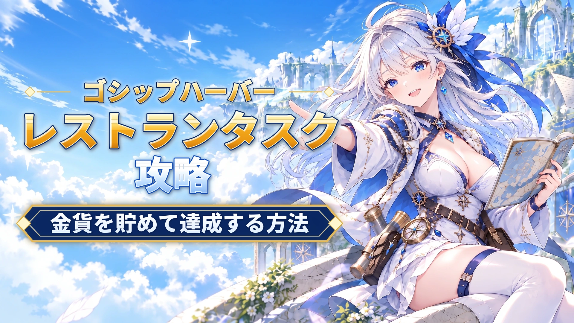 ゴシップハーバーのレストランタスク攻略｜金貨を貯めて達成する方法