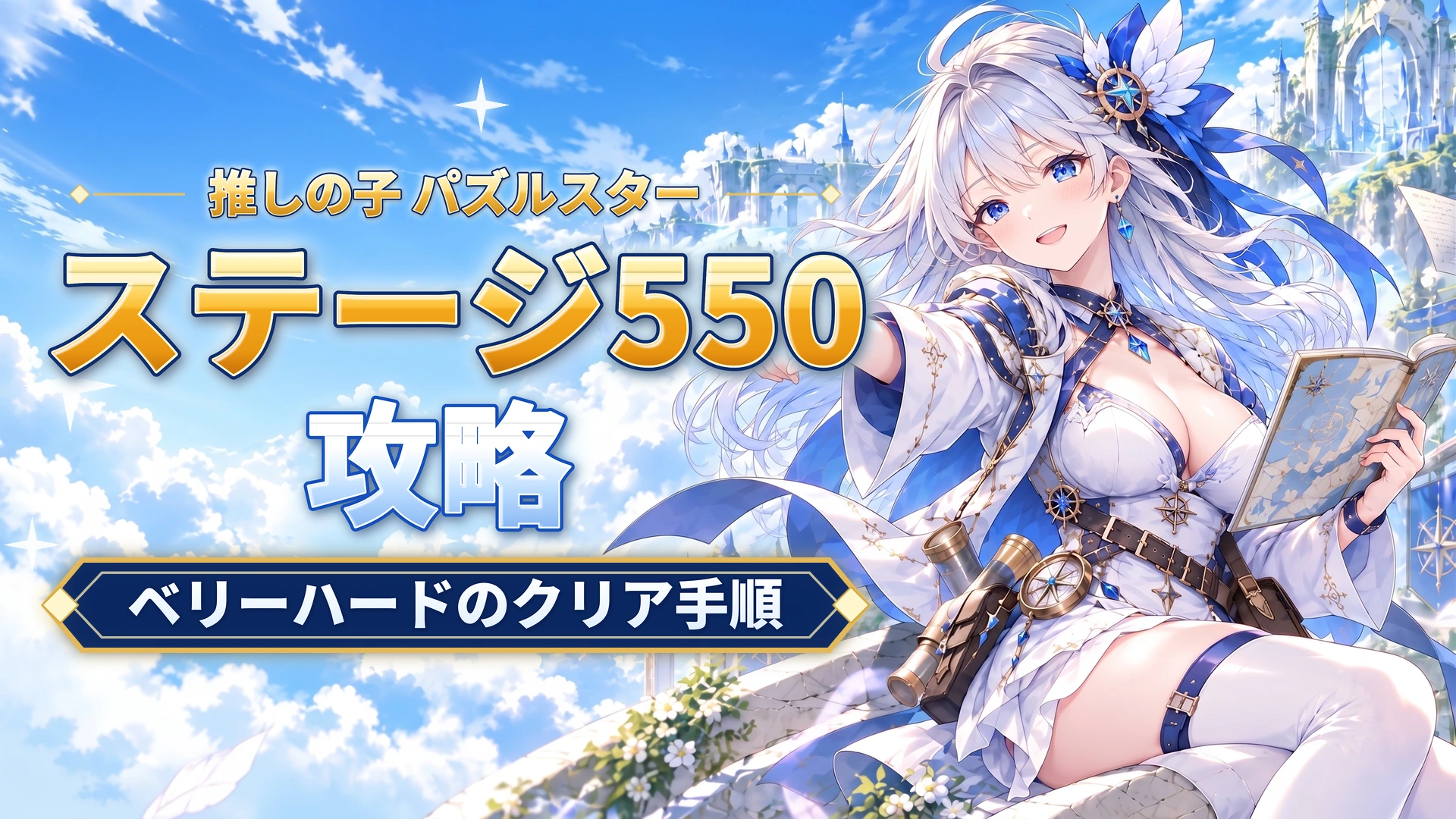 推しの子 パズルスターのステージ550攻略｜ベリーハードのクリア手順