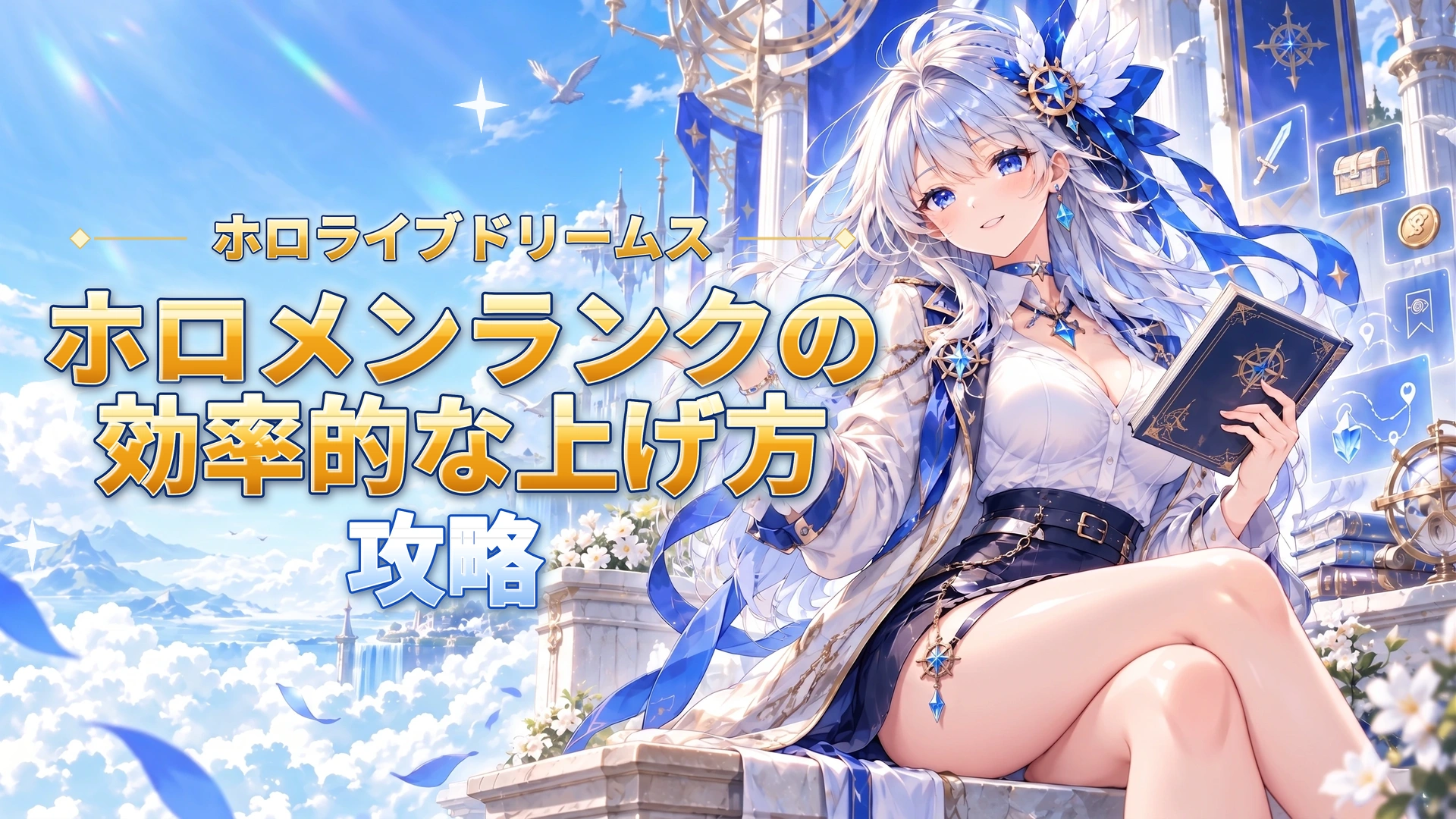 ホロライブドリームスのホロメンランクの効率的な上げ方