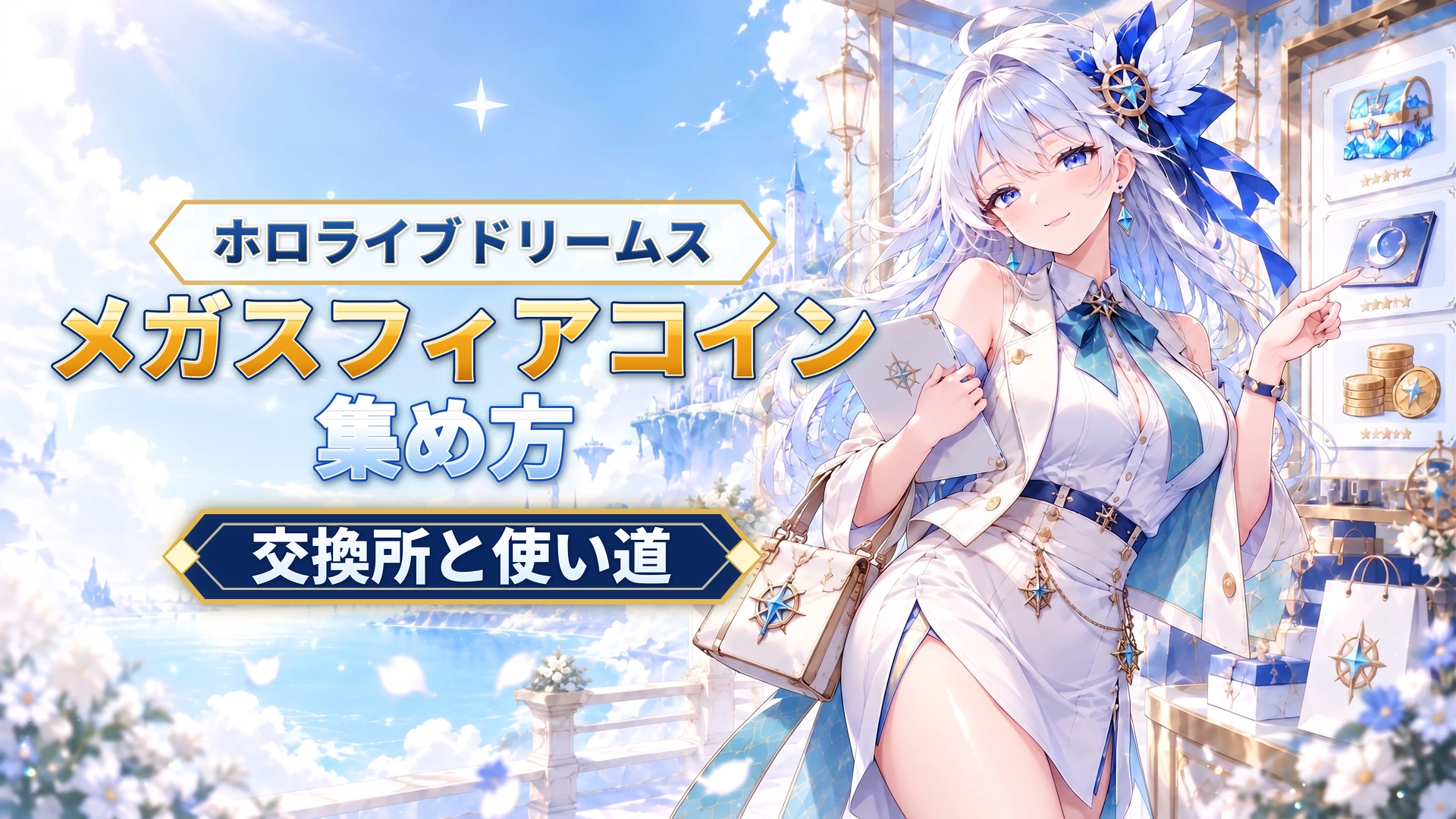 ホロライブドリームスのメガスフィアコインの集め方｜交換所と使い道