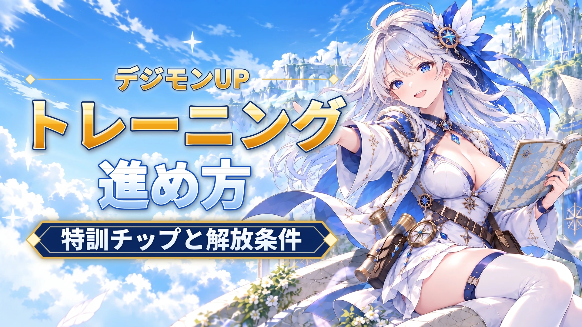 デジモンUPのトレーニングの進め方｜特訓チップと解放条件