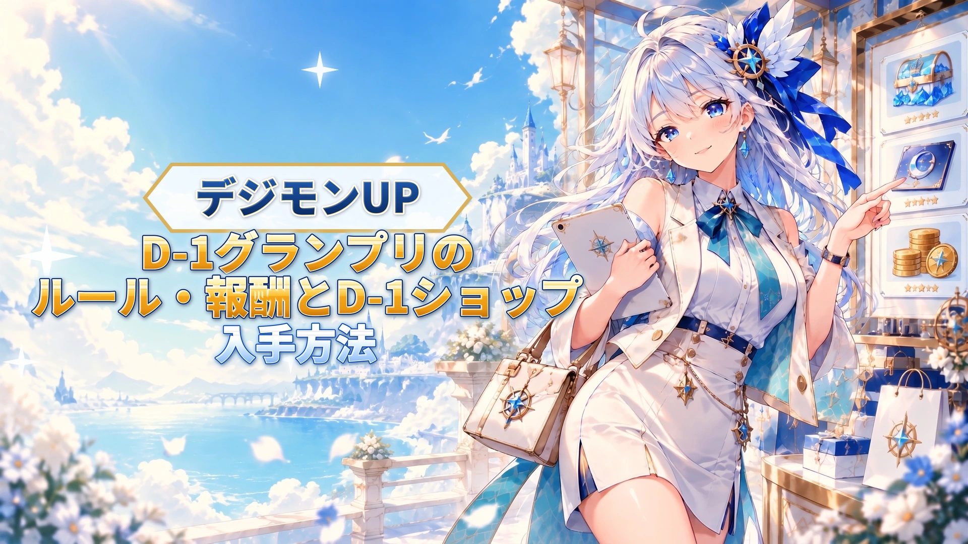 デジモンUPのD-1グランプリのルール・報酬とD-1ショップ