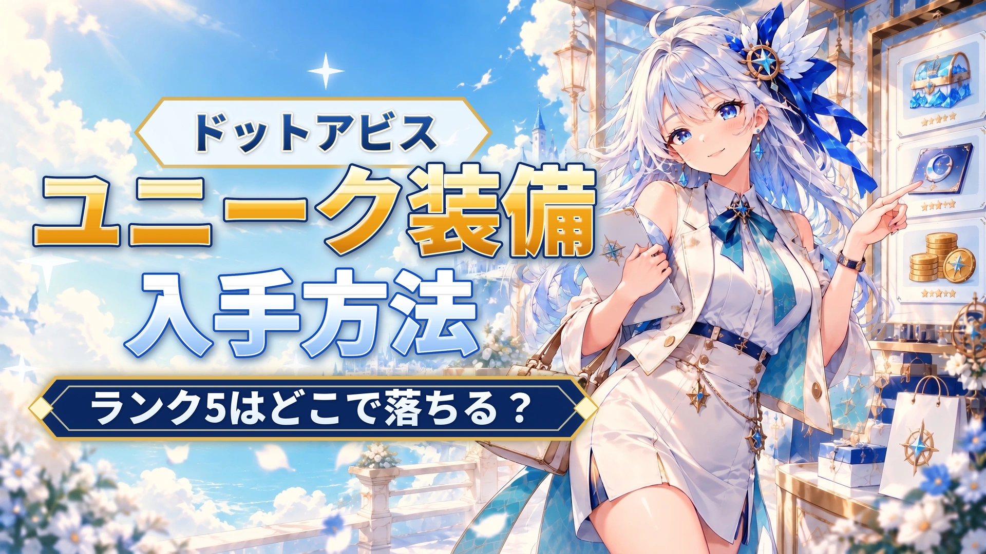 ドットアビスのユニーク装備の入手方法｜ランク5はどこで落ちる？