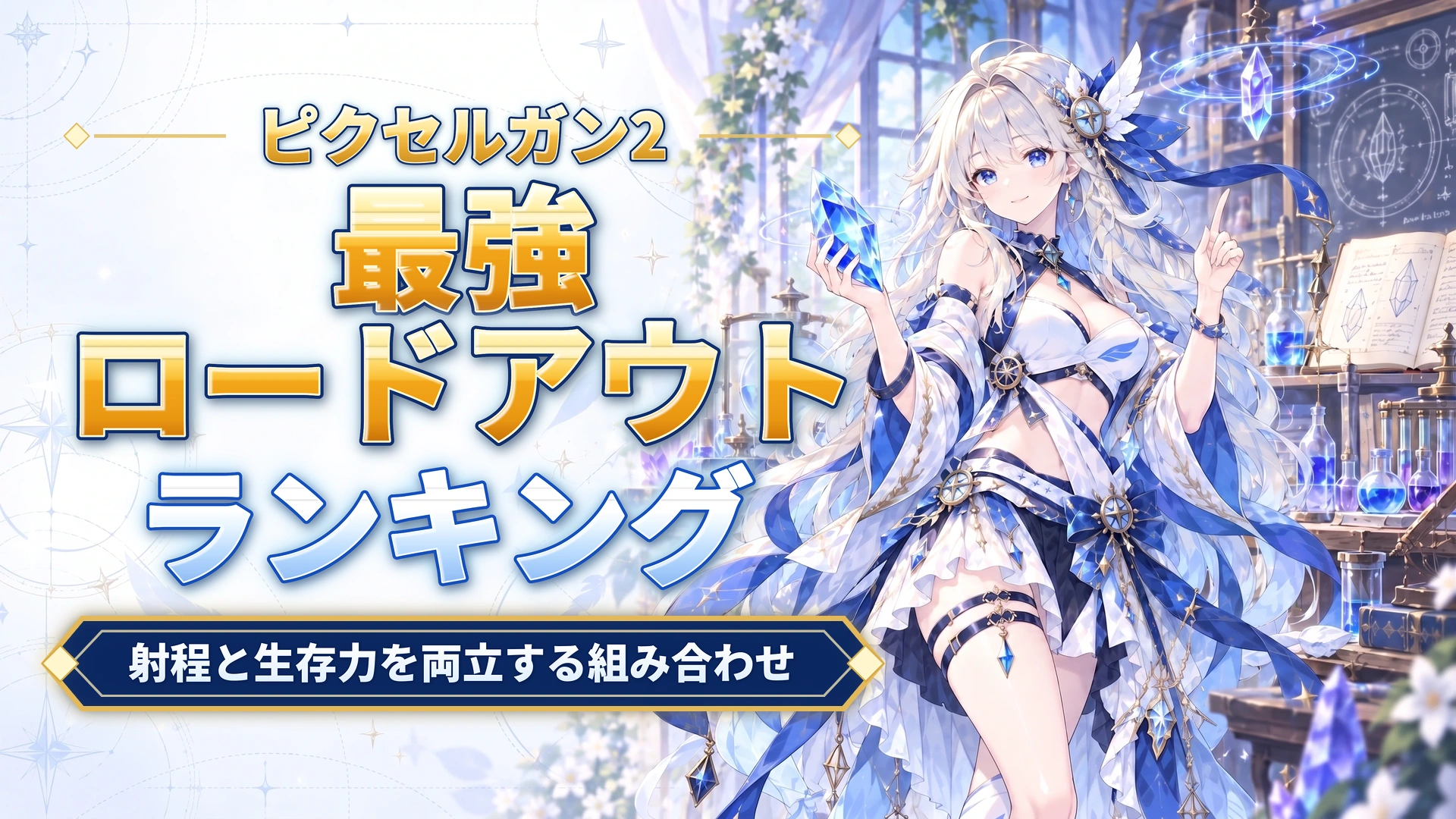ピクセルガン2の最強ロードアウト｜射程と生存力を両立する組み合わせ